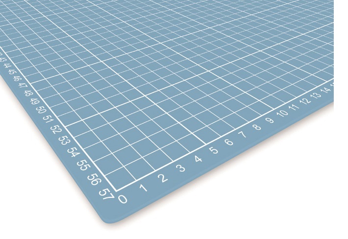 Schneidematte  30 x 45 cm   3 mm   hoch - transparent