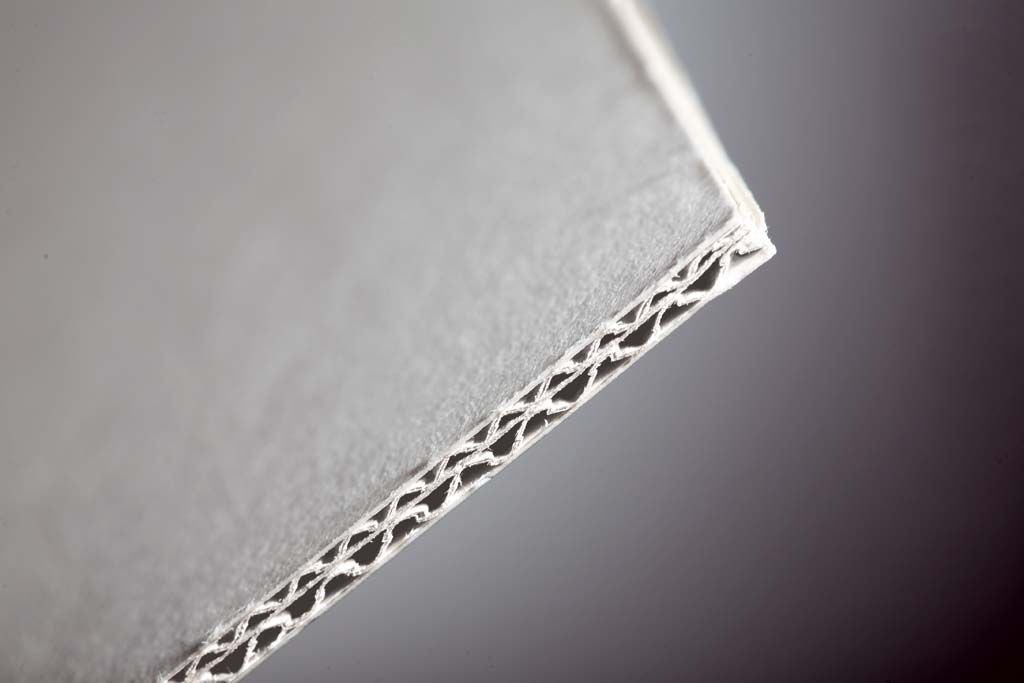CorriCor Doppelwellpappe (flach) 100 % Alphazellulose