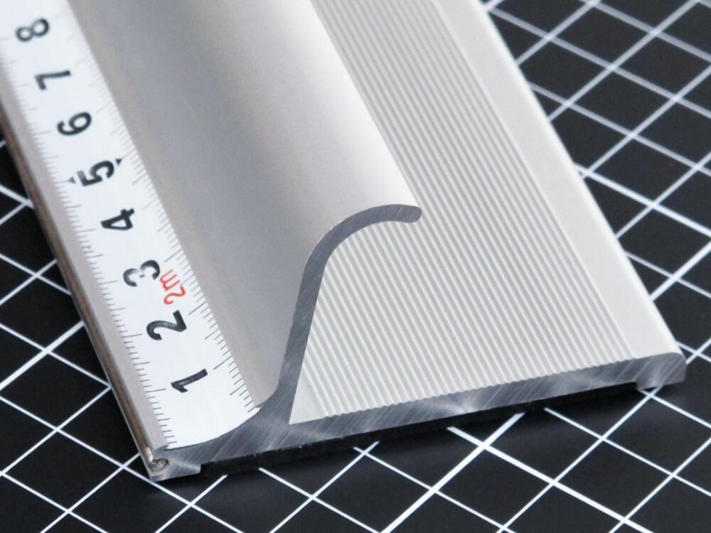 Profi-Sicherheitslineal  55 cm    aus Aluminium
