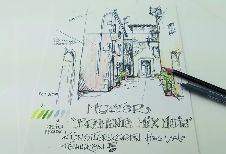 BRAMANTE Künstlerpappe Mix Media