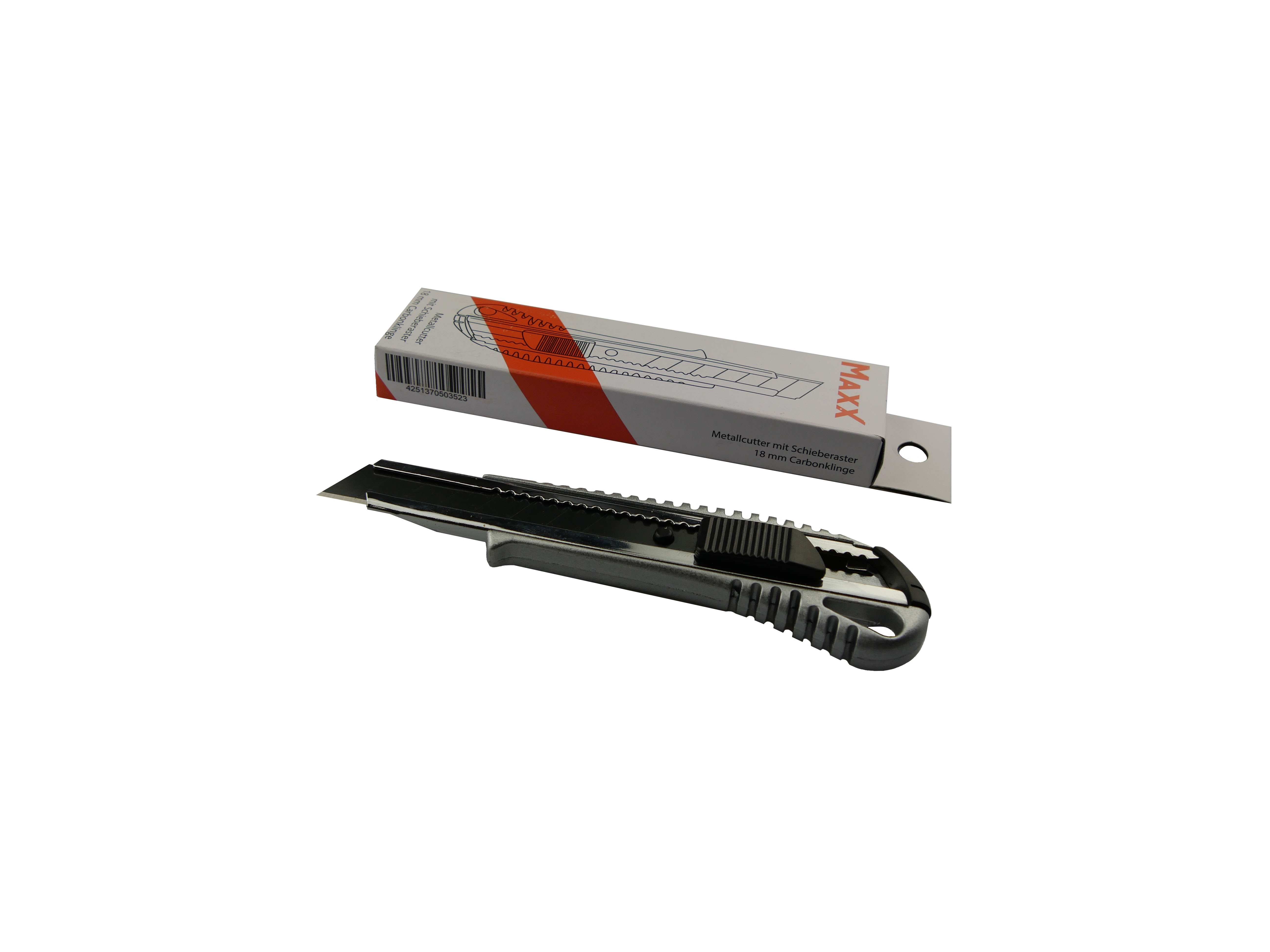 MAXX-Cutter mit Schieberaster 18 mm Carbonstahl-Klinge